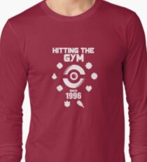 Hitting The Pokemon Gym Long Sleeve T-Shirt