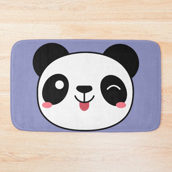 Item preview, Cheeky Panda Face (Blue) designed and sold by Hedda Young.