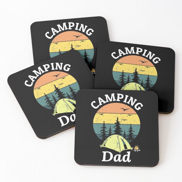 Item preview, Vintage Retro Camping Dad Fathers day Gift designed and sold by TastefulTees.