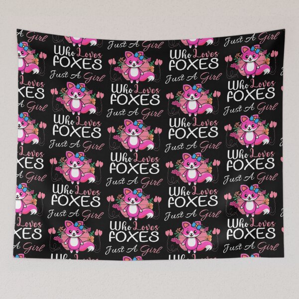 Item preview, Just A Girl Who Loves Foxes designed and sold by PRINTED ..