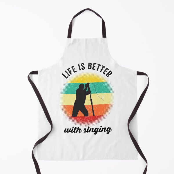 Item preview, Life is better with singing Retro #Blacktext designed and sold by Happy-PrintZ.