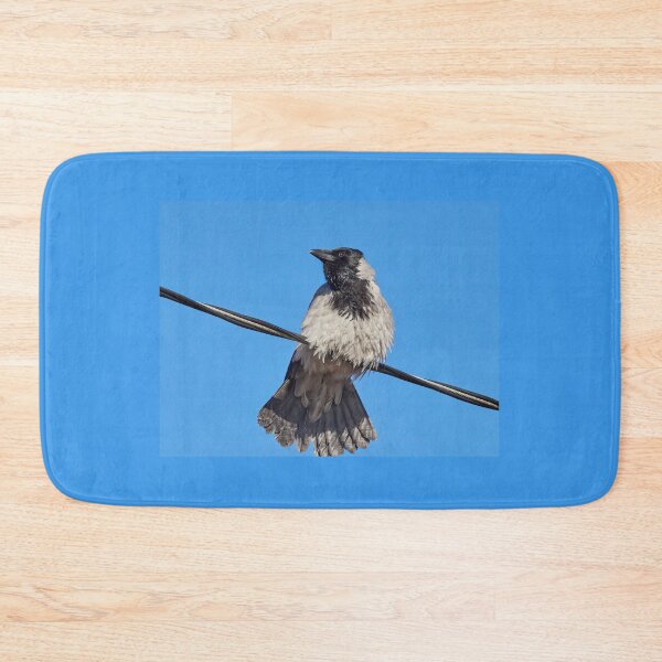 Item preview, Hooded crow on the wire designed and sold by Jouko Lehto Photography.