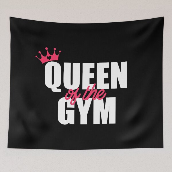 Item preview, Queen Of The Gym - Motivational Gym Girl designed and sold by motivationaltee.
