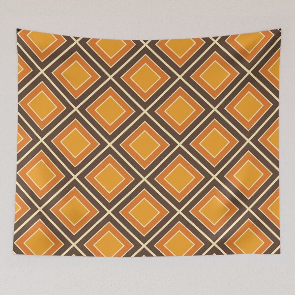 Item preview, Funky Diamond Retro Pattern Design #1 designed and sold by RhubarbMyrtle.