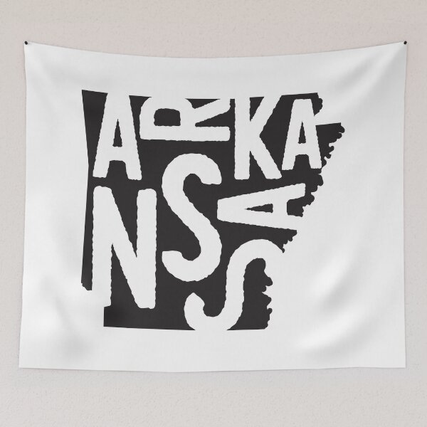 Item preview, Arkansas State Design | Abstract Arkansas Lettering Graphic | Arkansas Gift | Arkansas Map  designed and sold by crookedriverusa.