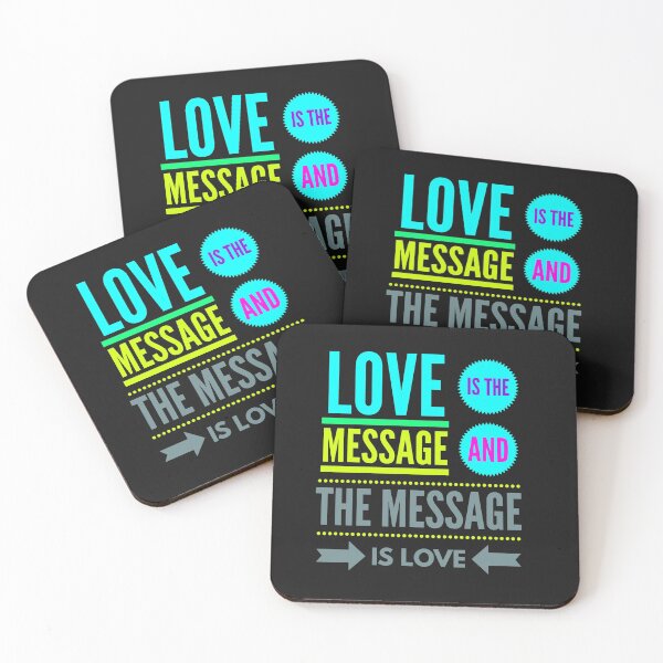 Item preview, Love is the message and the message is love designed and sold by Pixelcraftsmith.