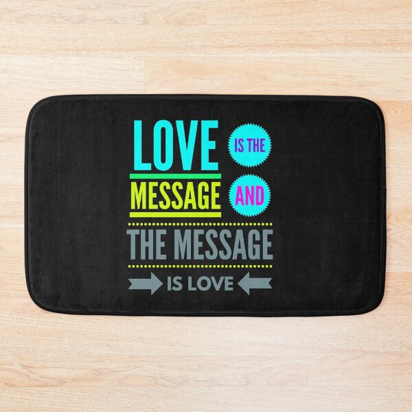Item preview, Love is the message and the message is love designed and sold by Pixelcraftsmith.