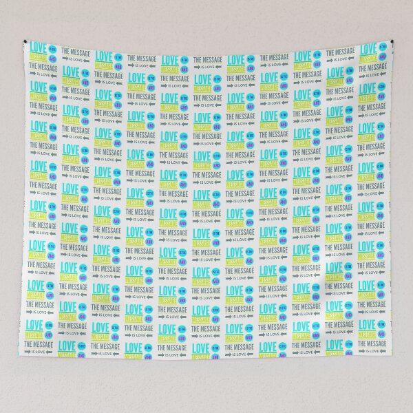 Item preview, Love is the message and the message is love designed and sold by Pixelcraftsmith.