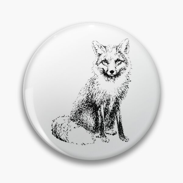 Item preview, Hand Drawn Fox designed and sold by Cute  Pawz.