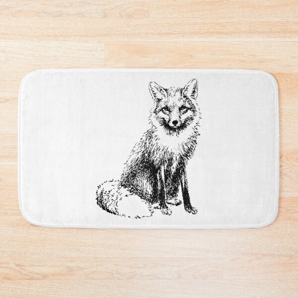 Item preview, Hand Drawn Fox designed and sold by Cute  Pawz.