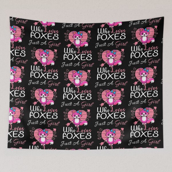Item preview, Just A Girl Who Loves Foxes designed and sold by PRINTED ..