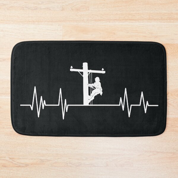 Item preview, Electrician heartbeat, Linemen lover,engineer  heartbeat father birthday designed and sold by ELmezz.