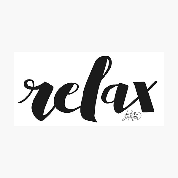 Relax by Jan Marvin Photographic Print