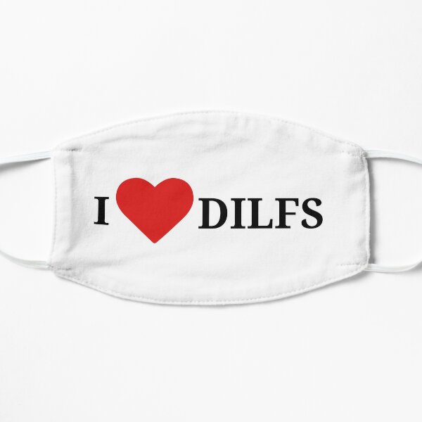 D.I.L.F. Damn I Love Fishing Flat Face Mask