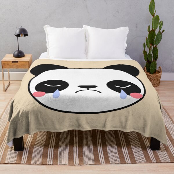 Item preview, Sad Panda Face (Yellow) designed and sold by Hedda Young.
