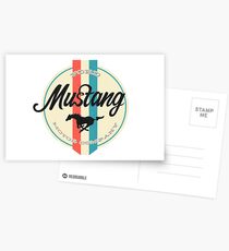Mustang retro Postcards