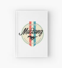 Mustang retro Hardcover Journal