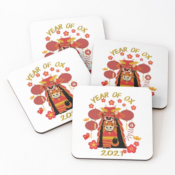 Item preview, Year Of The Ox 2021 Happy Chinese New Year - Cute Cow Zodiac Gifts For Kids Women  designed and sold by kongju.
