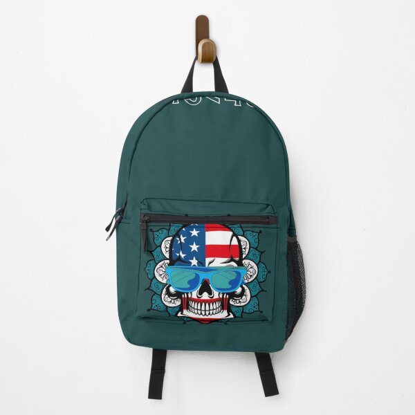 Item preview, Trump Supporter 45 > 46 Math American Flag Skull Psychedelic designed and sold by trendo.