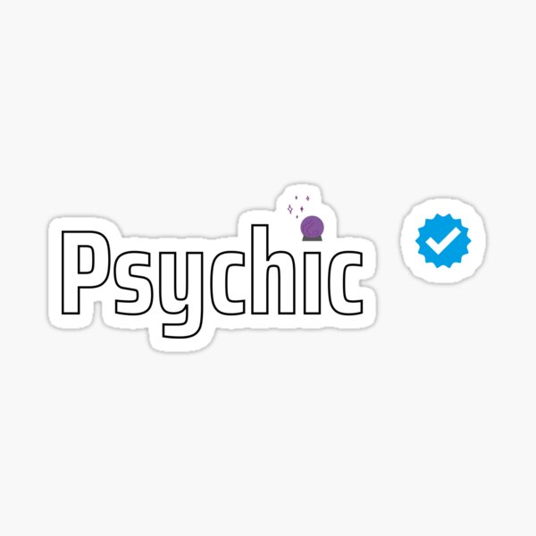 Verified Psychic Sticker