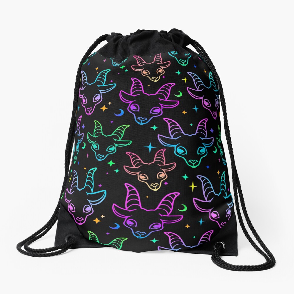 Vista previa del artículo con la obra «Mochila saco», diseñado y vendido por TheNakednun.