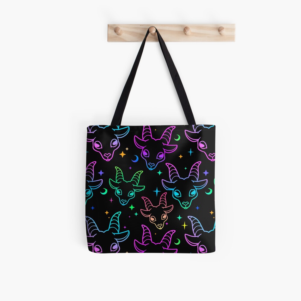 Vista previa del artículo con la obra «Bolsa estampada de tela», diseñado y vendido por TheNakednun.