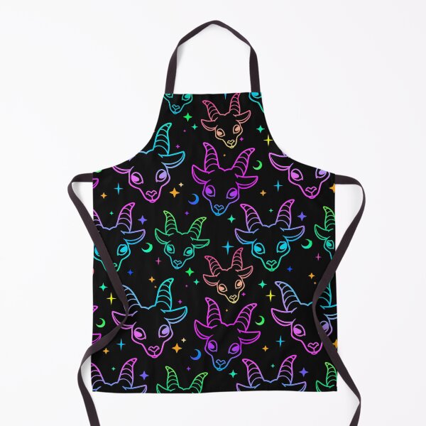 Item preview, Little Baphomet/Pastel Goth /Kawaii Pastel /Creepy Cute/ /Black and Pink/ Skulls and Bats designed and sold by TheNakednun.