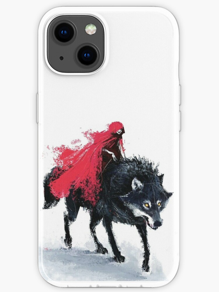 Red Riding Hood Riding Wolf Illustration Big Bad Wolf Little Red Riding Hood Gray Wolf Drawing Art Fairy Tale Little Red Hat Illustration Transparent Background Png Clipart Iphone Case For Sale By