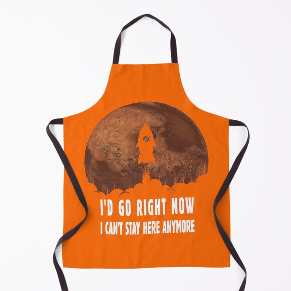 Item preview, I'd Go Right Now - Funny Sarcastic Occupy Mars Themed Saying for All Tired of This Worse Year - Gift for Astronomers, Teachers, Scientists, Fans of Space Exploration, Rockets, Alien Life Search designed and sold by WG-Factory.