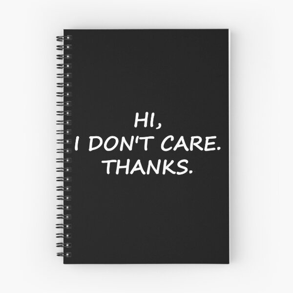 Item preview, Hi, I dont care Thanks designed and sold by TandCDesign.