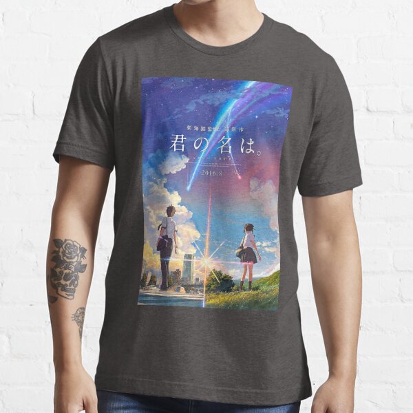 Kimi No Na Wa ( Your Name ) T Shirt 100% Cotton Kimi No Na Wa Manga Anime  Movie Your Name Taki Mitsuha Studio Ghibli Miyazaki - AliExpress