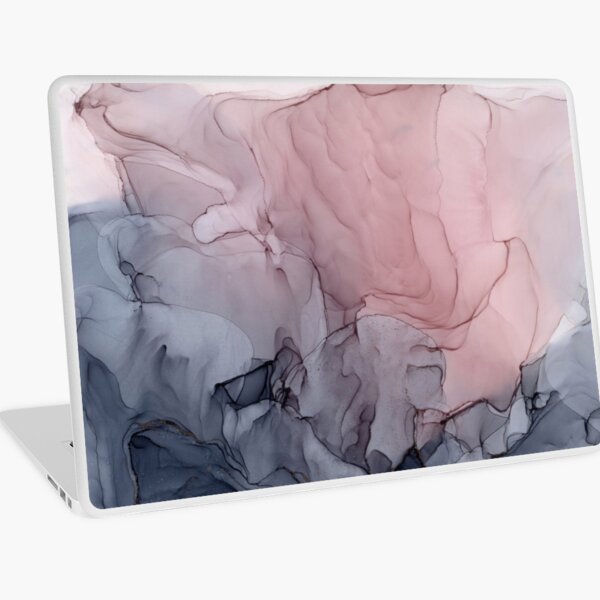 Item preview, Blush and Gray Flowing Ombre Abstract 1 designed and sold by Elizabeth  Karlson.