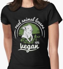 Vegan Women's Fitted T-Shirt