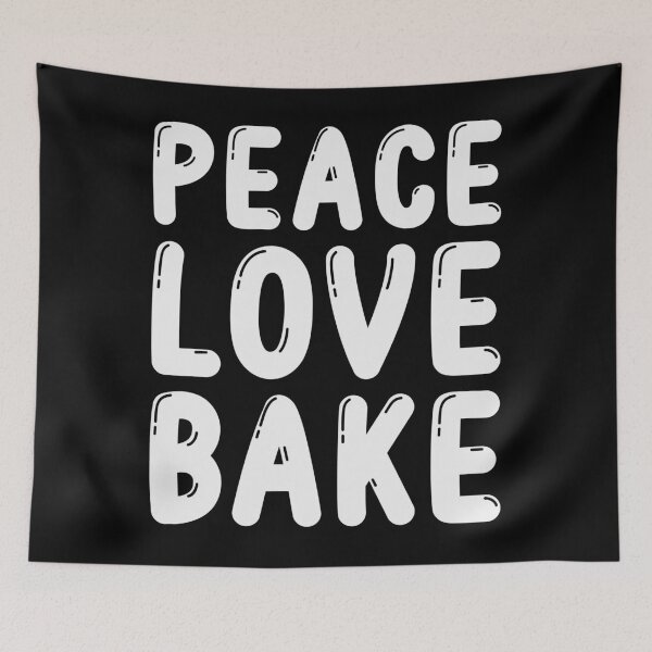 Item preview, Peace love baking designed and sold by ElBeDesigns.