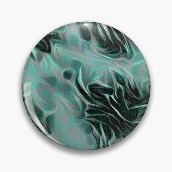 Item preview, Misty Mint - Abstract Design on Black and Green Maze designed and sold by ittybittyowl.