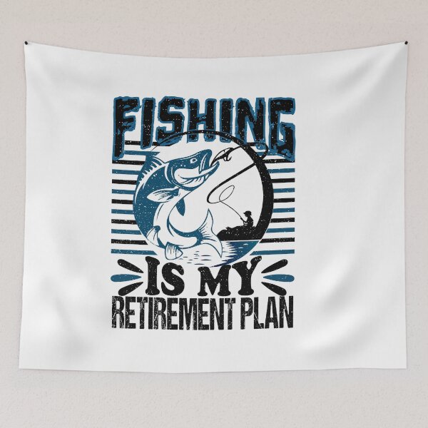 Item preview, Fishing is my retirement plan, fishing gift  designed and sold by Med-89.