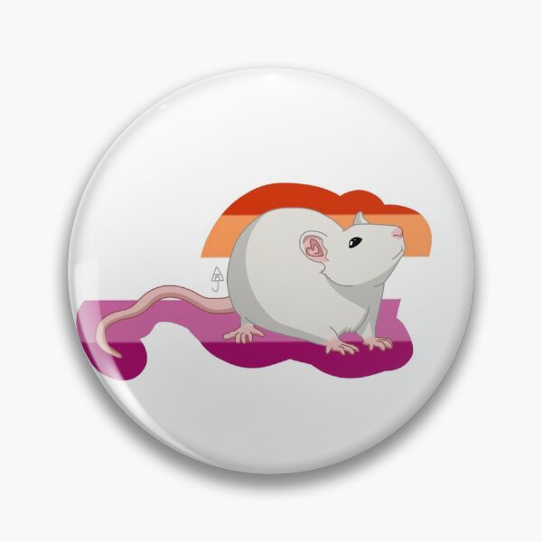 Item preview, Lesbian Pride Rat designed and sold by art-and-jazz.