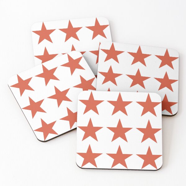 Item preview, Large TENNIS COURT CLAY and WHITE STARS  designed and sold by RachelMacht.