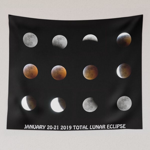 Item preview, Janurary 2019 Total Lunar Eclipse Collage designed and sold by nimitz69.