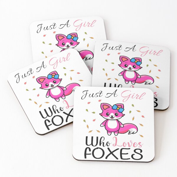 Item preview, Just A Girl Who Loves Foxes designed and sold by PRINTED ..