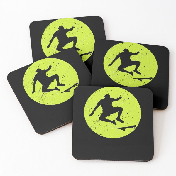 Item preview, Vintage Skateboarder Colorful Silhouette Birthday Gift designed and sold by GBDesigner.