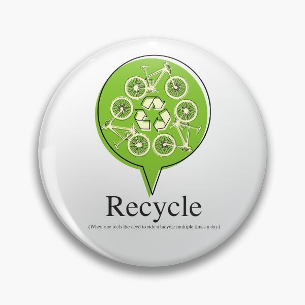 Item preview, Recycle - Needing to Ride Daily  tee designed and sold by YesterCool Designs.