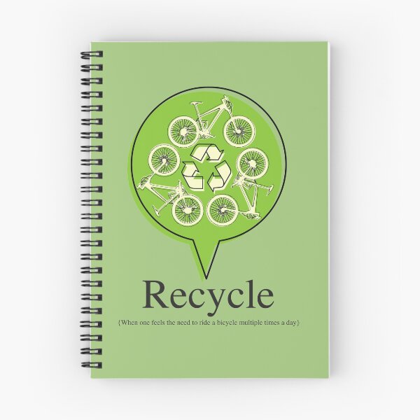 Item preview, Recycle - Needing to Ride Daily  tee designed and sold by YesterCool Designs.