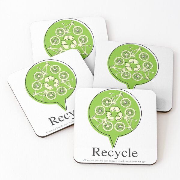 Item preview, Recycle - Needing to Ride Daily  tee designed and sold by YesterCool Designs.