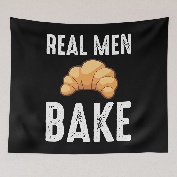 Item preview, Real men bake designed and sold by ElBeDesigns.