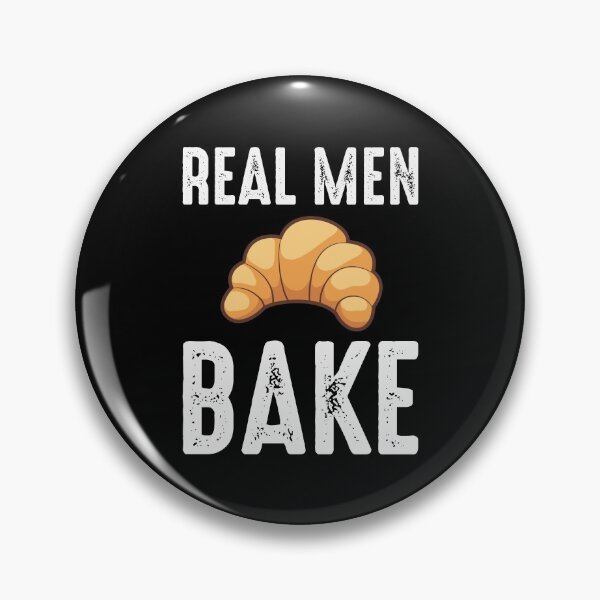 Item preview, Real men bake designed and sold by ElBeDesigns.