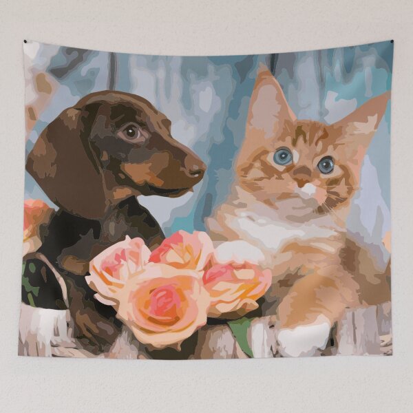 Item preview, The two inseparable friends. designed and sold by Karine Dupras.