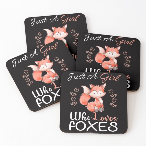 Item preview, Just A Girl Who Loves Foxes designed and sold by PRINTED ..