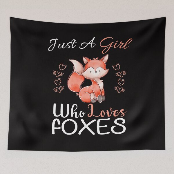 Item preview, Just A Girl Who Loves Foxes designed and sold by PRINTED ..