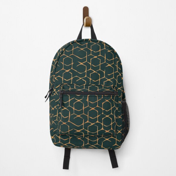 Item preview, Green with gold inlay jali designed and sold by theinkypensieve.